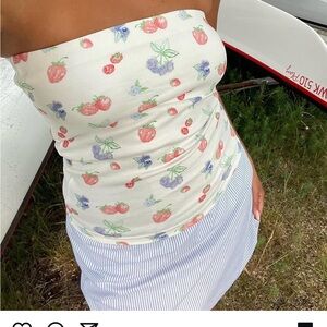 Tube top Summer berries Djerf Avenue